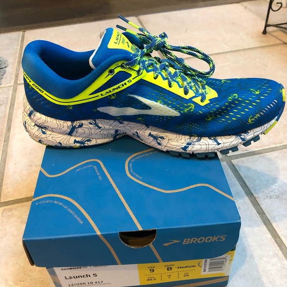 Brooks Launch5 Boston Marathon Edition Sz 9 - Picture 8 of 8
